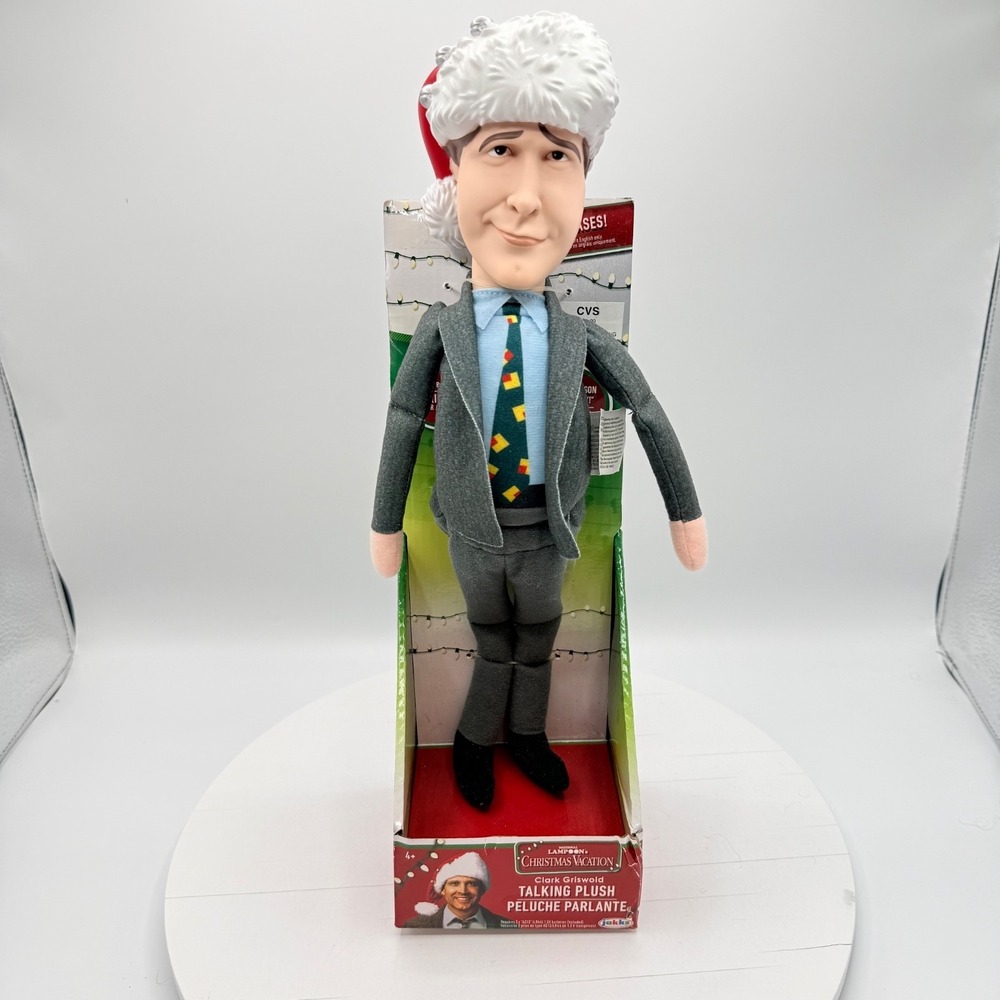 Clark Griswold 14'' Talking Plush National Lampoon's Christmas Vacation 16 Phras